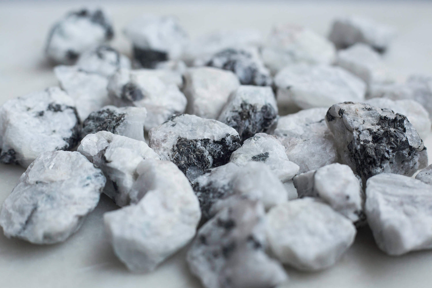 rainbow moonstone crystal rock raw