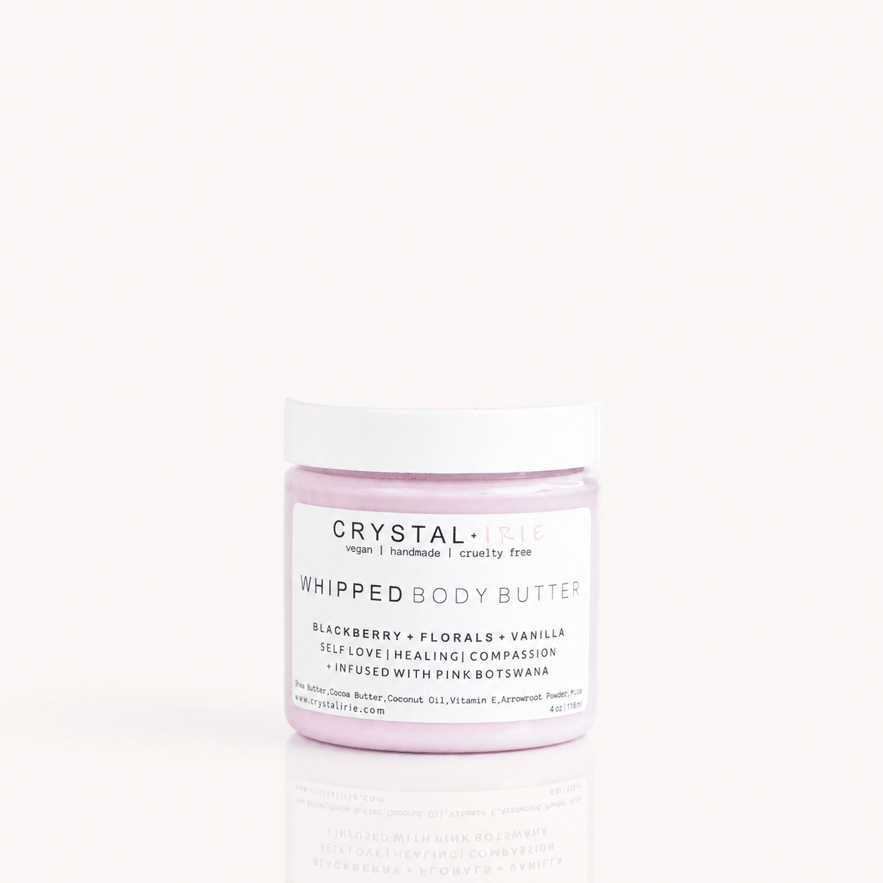 Blackberry + Florals + Vanilla Shimmer Body Butter - Crystal Irie