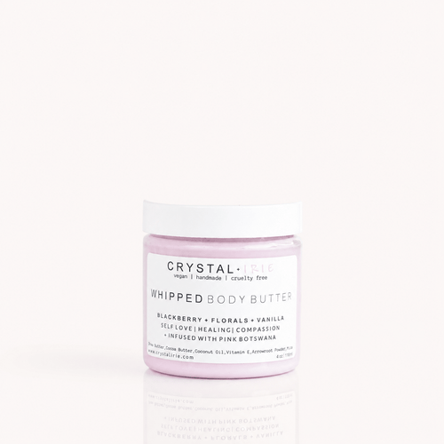 Blackberry + Florals + Vanilla Shimmer Body Butter - Crystal Irie