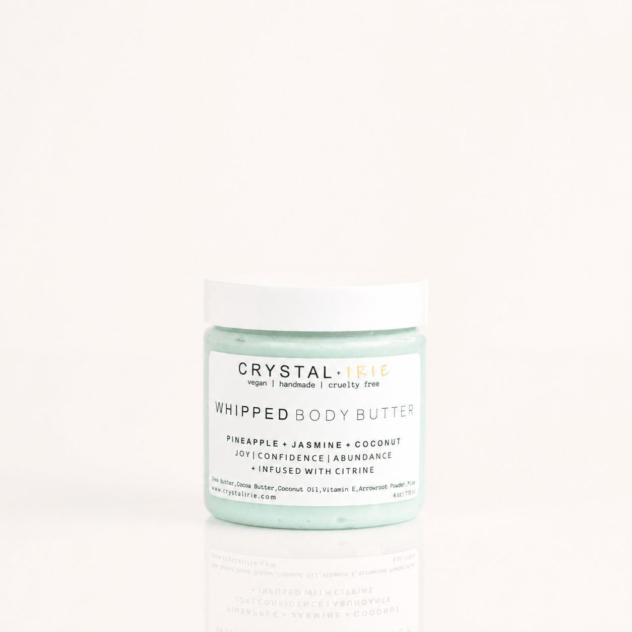 Pineapple + Jasmine + Coconut Shimmer Body Butter - Crystal Irie