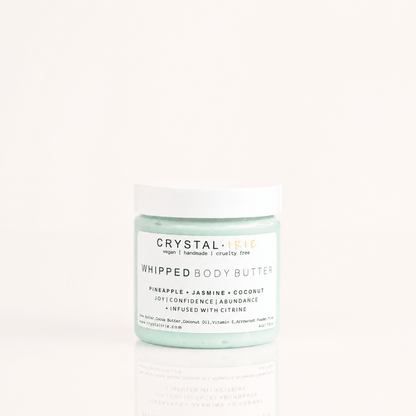 Pineapple + Jasmine + Coconut Shimmer Body Butter - Crystal Irie