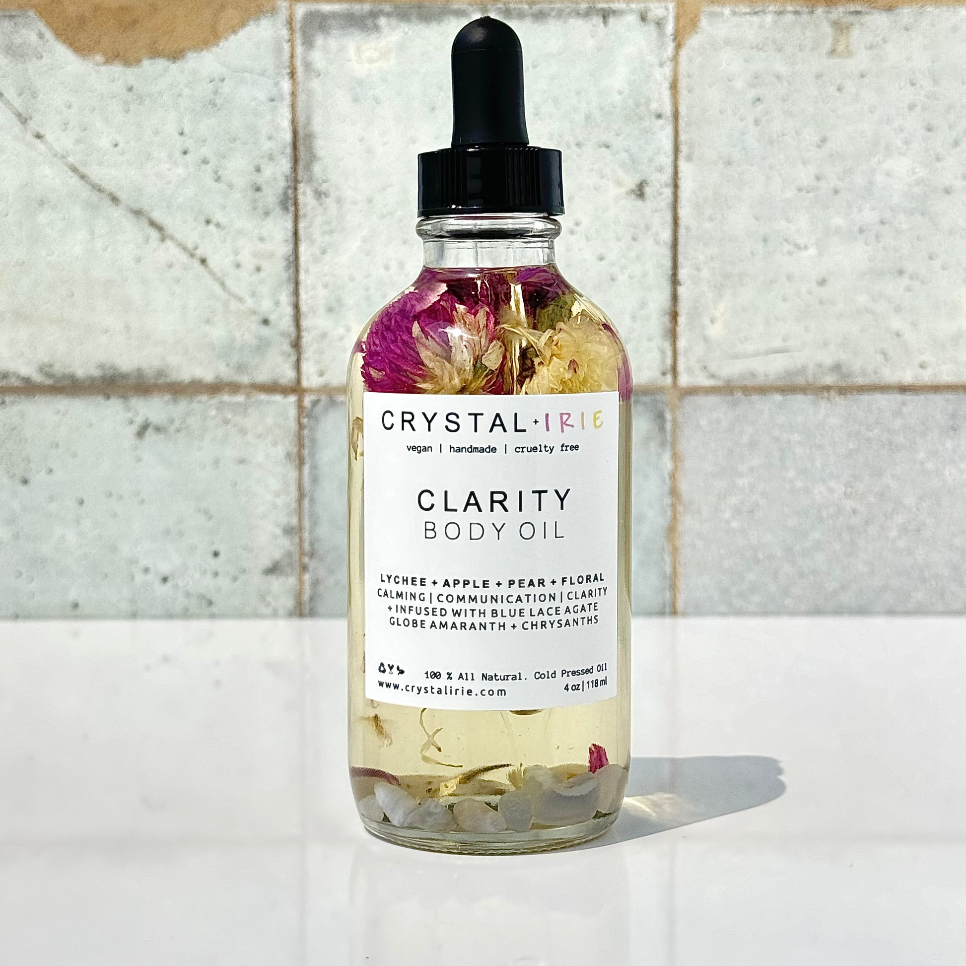 Clarity Body Oil – Crystal Irie