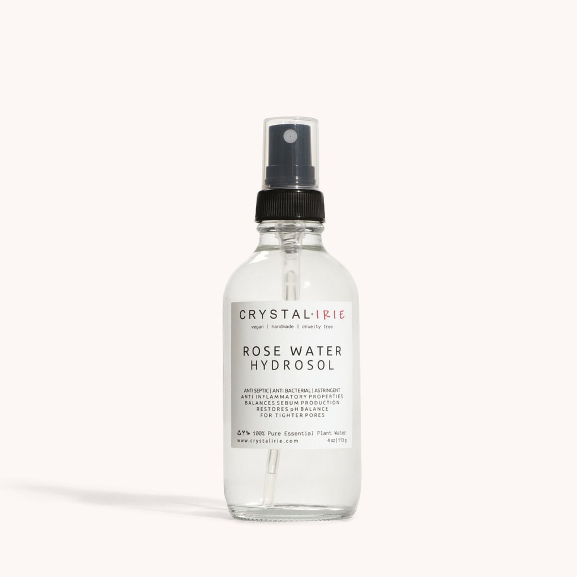 Rose Water Hydrosol - Crystal Irie