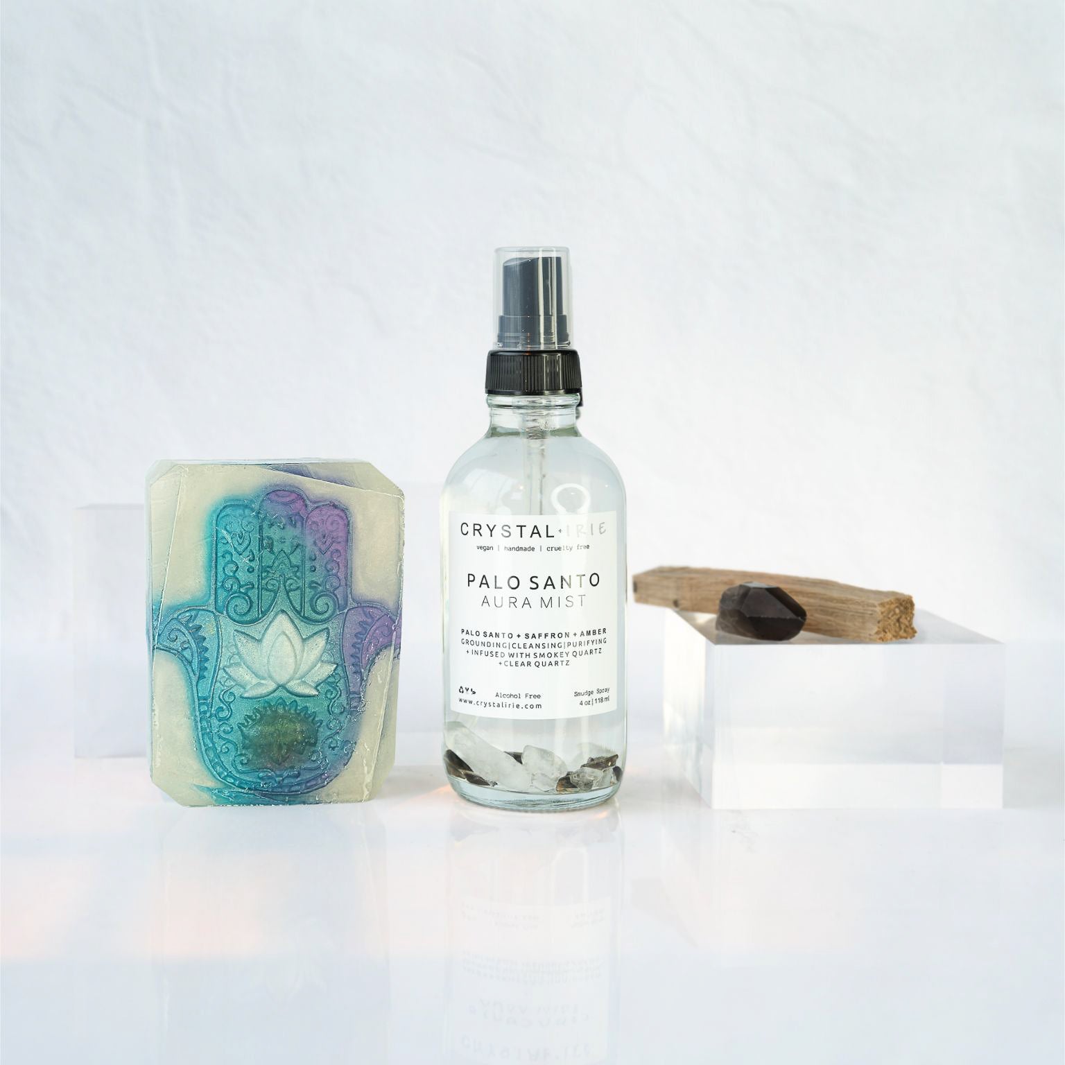 Palo Santo Cleansing Bundle - Crystal+Irie