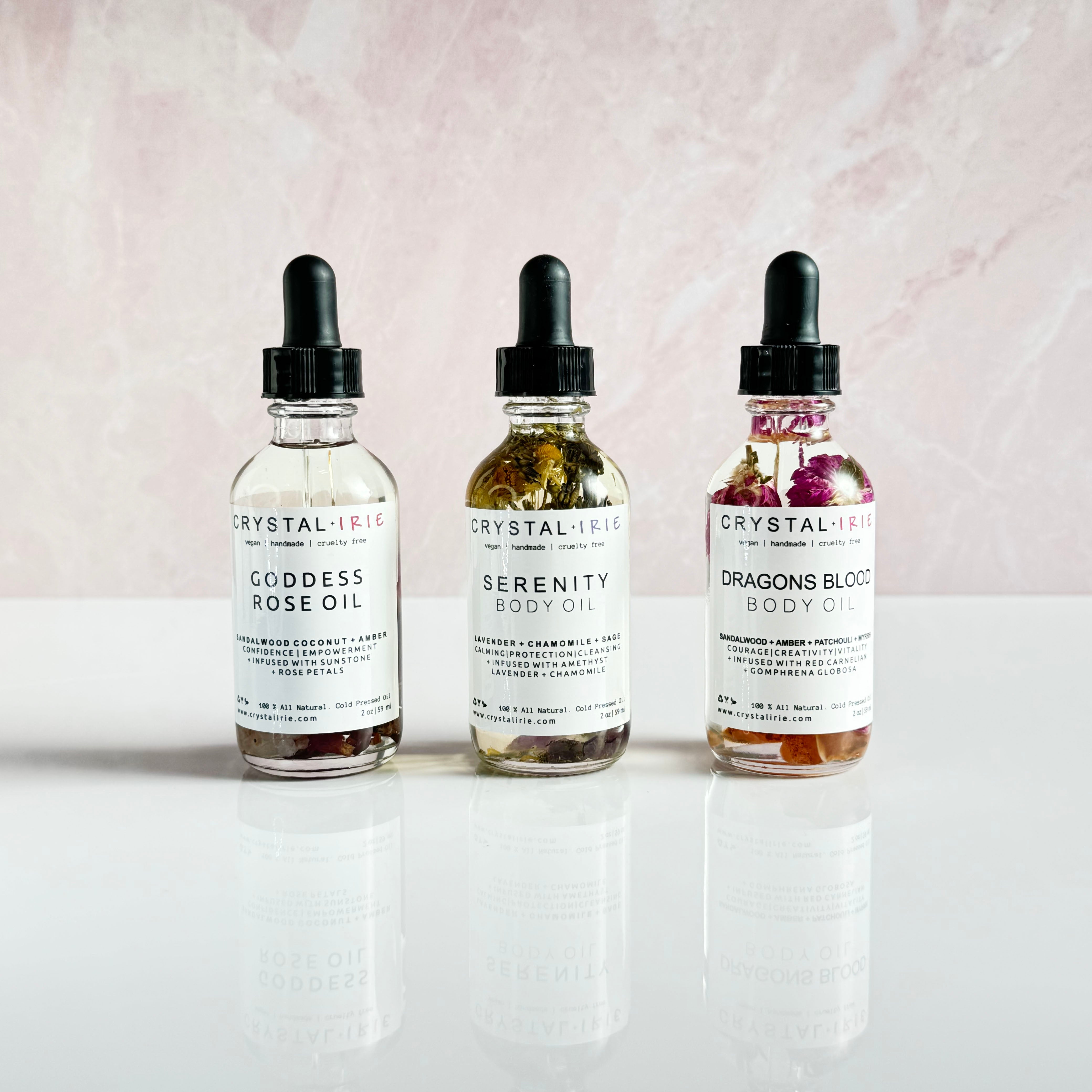 Fan Favorites Mini Body Oil Trio – Crystal Irie