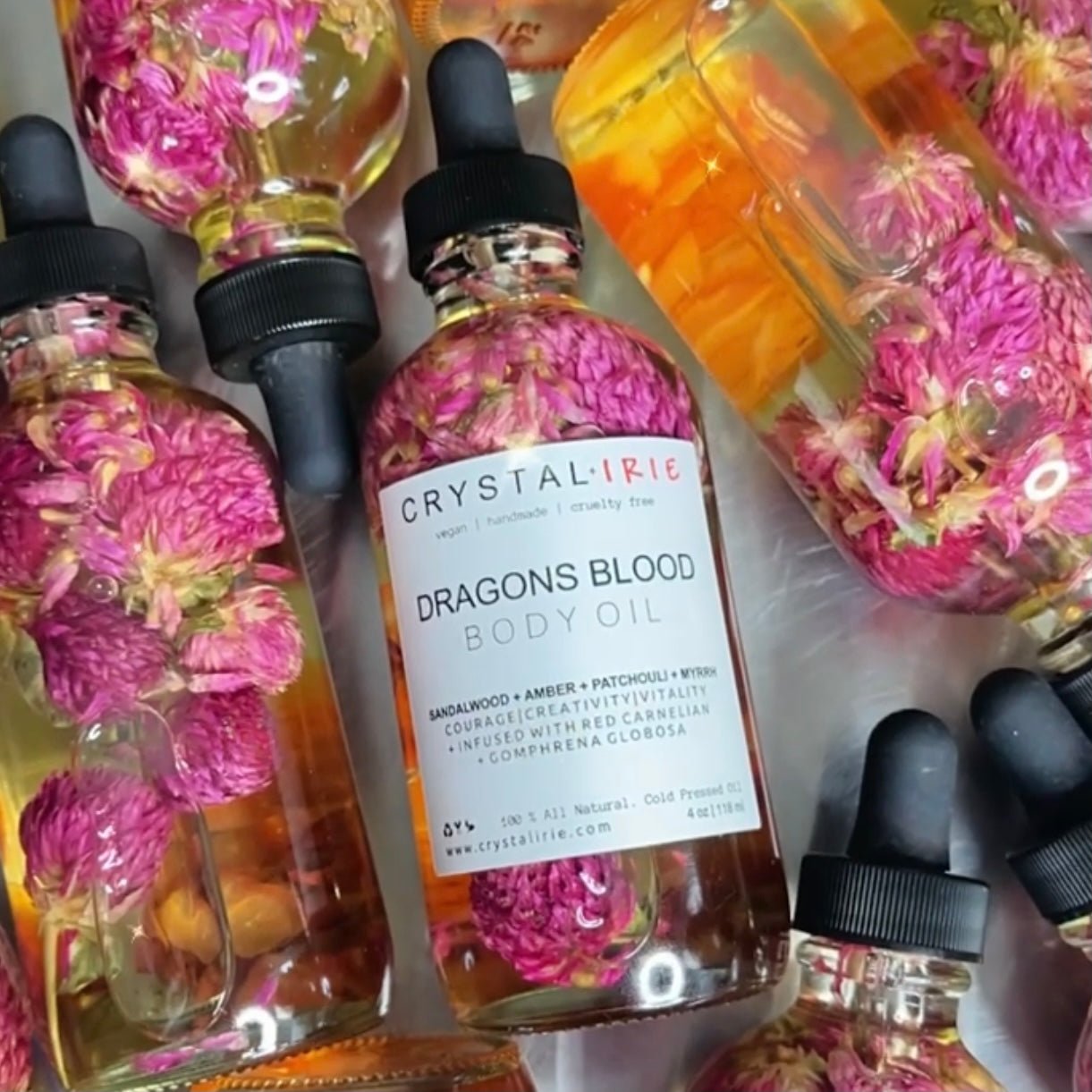 Dragons Blood Body Oil - Crystal Irie