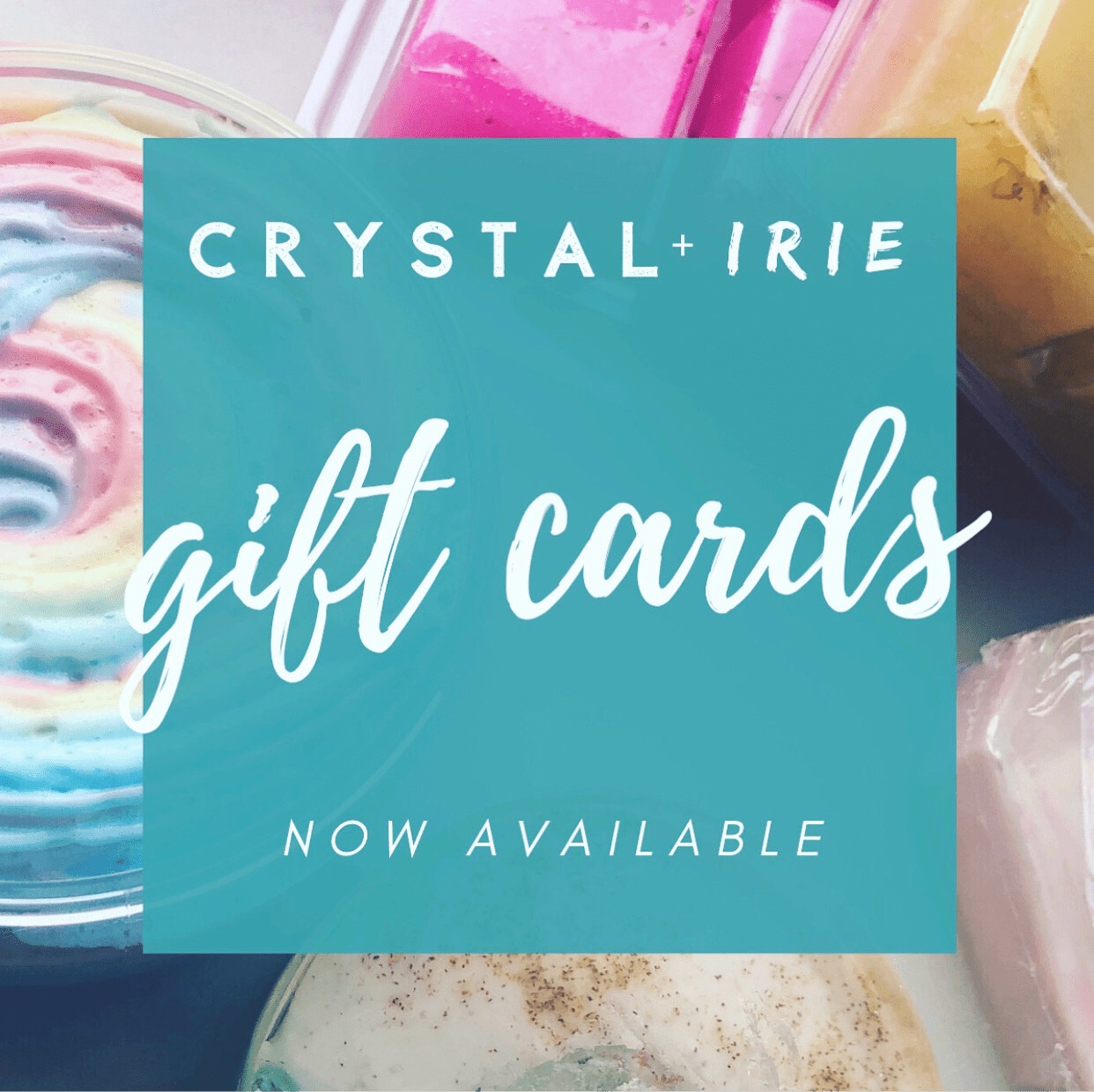 Crystal Irie digital gift card