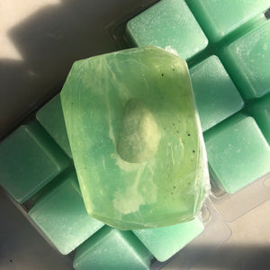 Green Tea + Cucumber Sugar Scrub Cubes